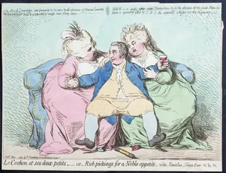 Le cochon et ses deux petits, ou de riches récoltes pour un noble appétit, publié par Hannah Humphrey en 1792
